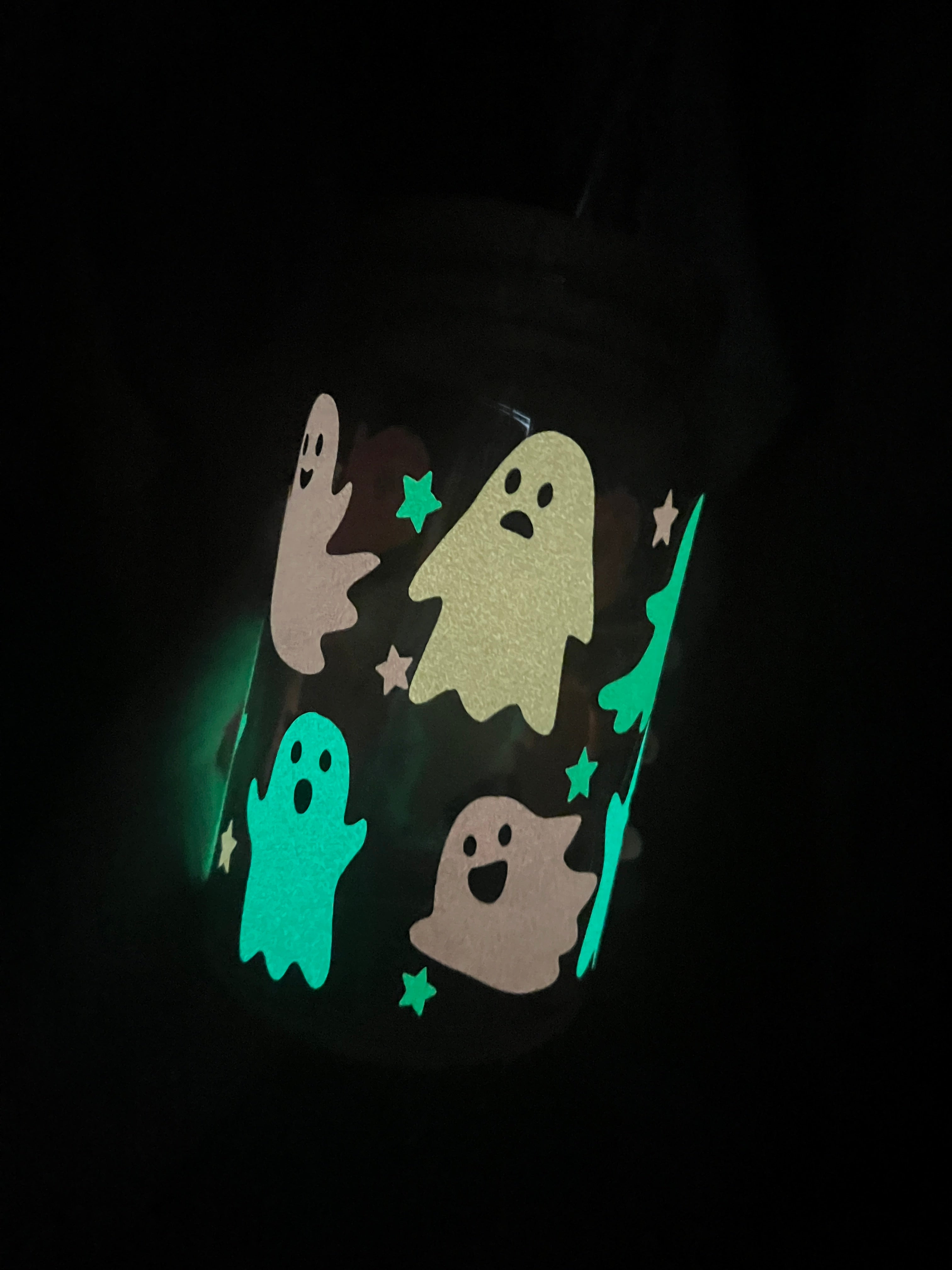 Glow in the dark Ghosty Glass