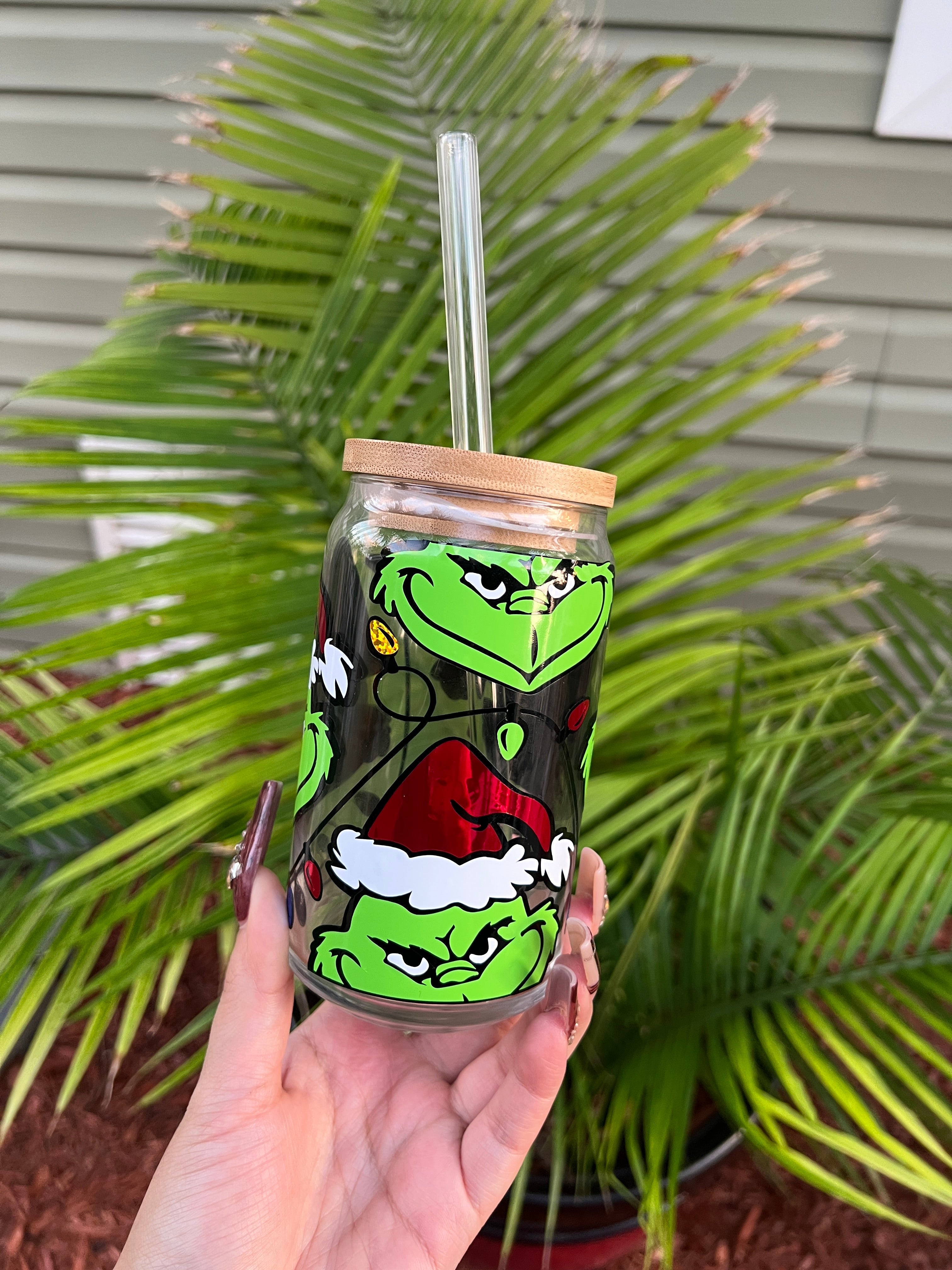 Grinch Glass