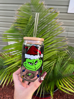 Grinch Glass